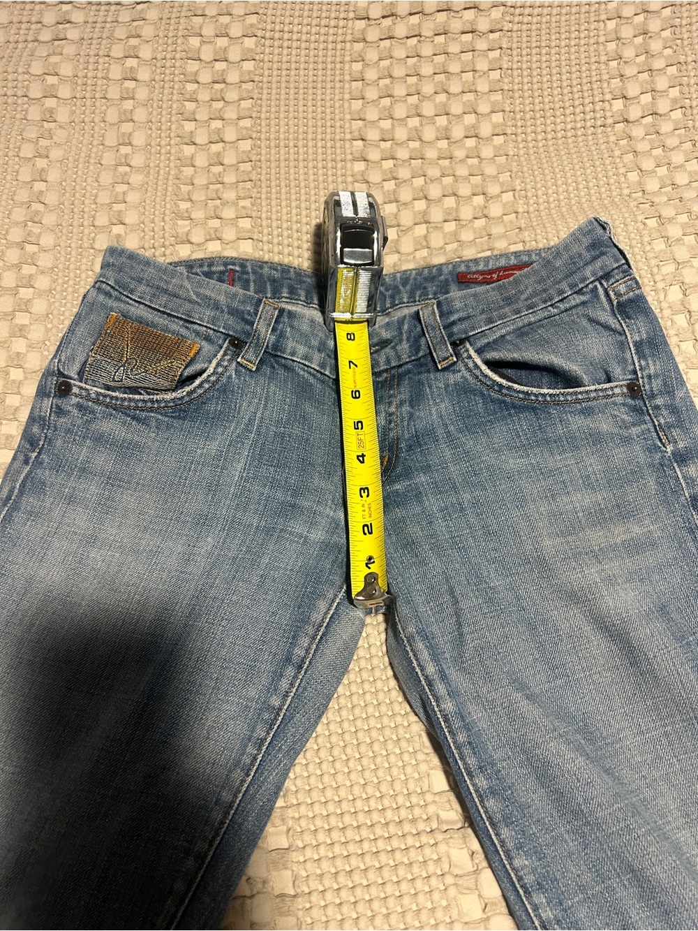 Citizens Of Humanity Blue Flare Jeans - Mid Wash - Picture 2 of 6